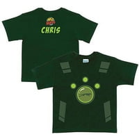 Personalizat Creatură Putere Costum Toddler Boy Verde T-Shirt