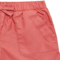 Garanimals pantaloni scurți țesuți pentru bebeluși și copii mici, dimensiuni 12M-5T