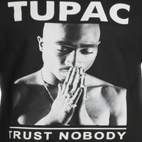 Tupac bărbați și bărbați Mari mânecă scurtă Grafic Tee, 2-Pack, Dimensiuni S-3XL