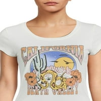Tricou Grafic Cu Mânecă Scurtă Pentru Juniori California Death Valley
