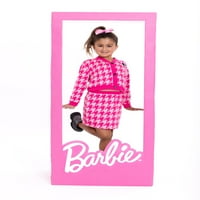 Barbie Toddler fete Houndstooth Cardigan si fusta Set, 2 piese, dimensiuni 2T-5T