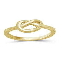 JewelersClub 14k aur peste argint dragoste nod prietenie inel pentru femei