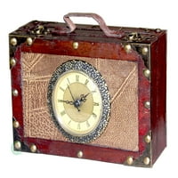 Valiza stil antic cu ceas