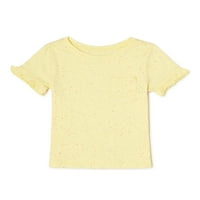 Garanimals Baby și Toddler fete piept buzunar T-Shirt, dimensiuni luni-5T