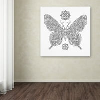 Marcă comercială Fine Art Butterfly Princess Canvas Art De Filippo Cardu