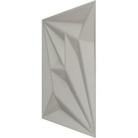 Ekena Millwork 5 8W 5 8 h Diamond EnduraWall panou decorativ de perete 3D, argint metalic texturat