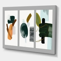 Compostare minimalist de forme organice IV pictura panza arta Print