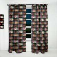 Designart 'impresii bituminoase VIII' panou cortină Modern și contemporan
