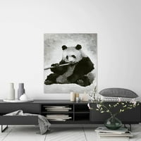 Melancolie Panda pictura imprimare pe panza înfășurat