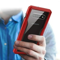 Capac de protecție Samsung Galaxy S Plus în roșu pentru utilizare cu Samsung Galaxy S Plus 3-pack