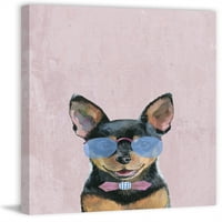 Marmont Hill Astounding Dog pictură imprimată pe pânză înfășurată