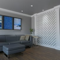 Ekena Millwork 3 8W 3 8H 3 8 T mici Strymon Decorative Fretwork panouri de perete din PVC de calitate arhitecturală