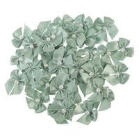 Offray accesorii, menta verde valoare buclă arc cu perla accesoriu pentru nunta, agrafe de par, și Scrapbooking, conta, pachet