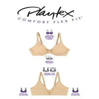 Playte Comfort Fle Fit Ultimate Smoothing bumbac Comfort Underwire Sutien, 494b
