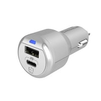CPDA2C8SR-SP PowerVolt 30w certificat USB Tip-C + tip-A livrare rapidă a încărcătorului auto 3. pentru toate livrările de energie