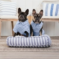 Gap pentru animale de companie, haine pentru câini și pisici, Chambray Gap tricou pentru animale de companie, Albastru, Mediu
