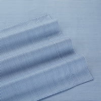 Seturi De Foi Din Microfibră Din Poliester Cu Dungi, Pline, Albastre, 4 Piese