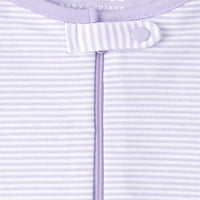 Loc pentru copii Baby and Toddler Girl Cu mânecă lungă și pijamale cu picioare lungi, dimensiuni 0-5T