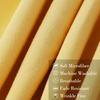 Fețe de pernă unice Bargarins 1800D din microfibră King Size 20 36