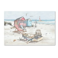 Marcă comercială Fine Art 'Beach' Canvas Art de la Macneil Studio