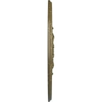Ekena Millwork 26 OD 1 8 ID 1 2 p tradițional cu frunze de Acanthus medalion de tavan, Crackle de noroi Mississippi Pictat manual