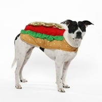 Viață vibrantă costum de câine de Halloween și costum de pisică: Hotdog, mărimea M